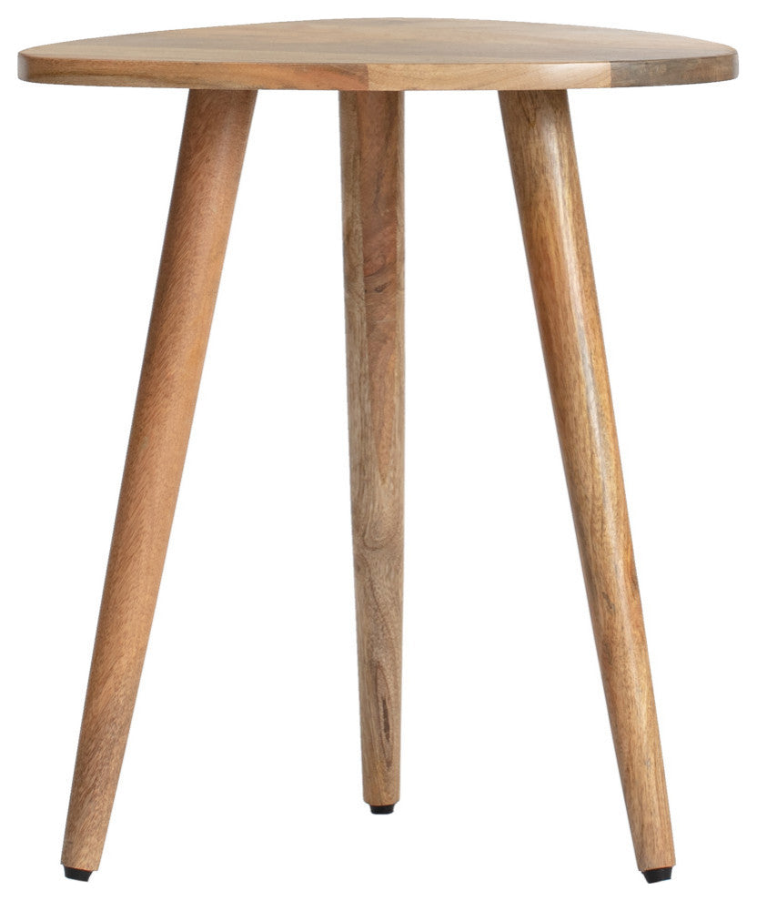 Tora End Table, Natural, 18"