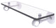 Clearview 16" Glass Shelf with Dotted Accents, Matte White