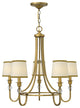 Hinkley Morgan Chandelier Small Single Tier, Brushed Bronze