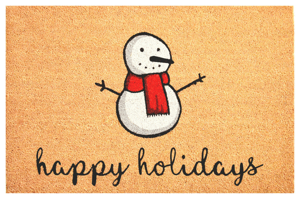 Calloway Mills Happy Snowman Doormat , 24" X 36"