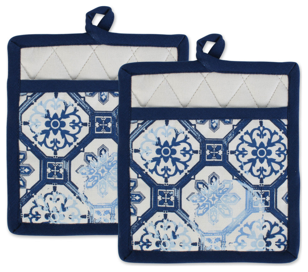 Lisbon Print Potholder Set of 2