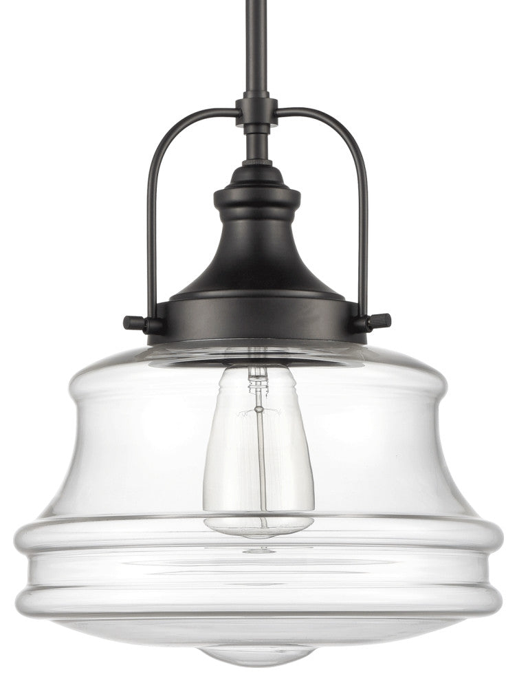 Industrial Pendant Light Black Schoolhouse Hanging Light