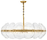 Fredrick Ramond Lillia Large Convertible Drum Chandelier, Heritage Brass