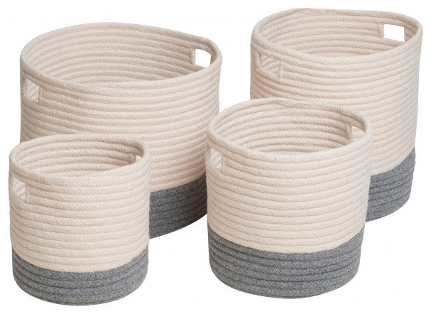 Colonial Mills Basket Cortland Basket Gray Round