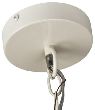 Inverted Pendant Lamp, Bubble Seashell, White