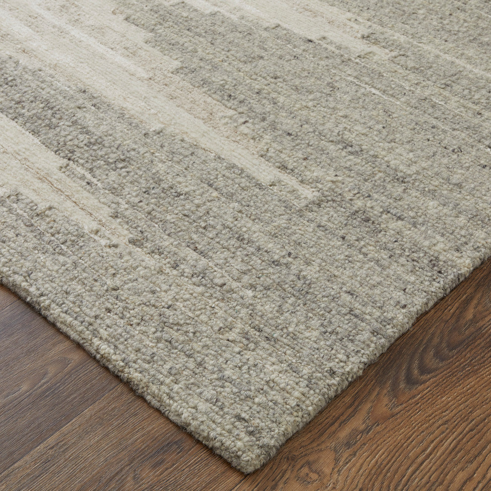 Conor Modern Gradient & Ombre, Ivory/Tan, 3'6"x5'6" Accent Rug