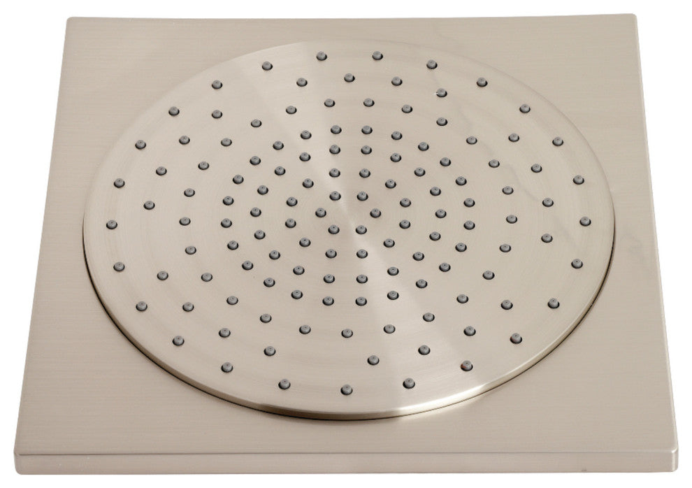 Kingston Brass 12" Square Shower Head, Brushed Nickel