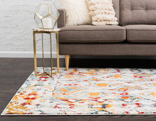 Unique Loom Multicolored Piazza Rosso 5' 0 x 8' 0 Area Rug