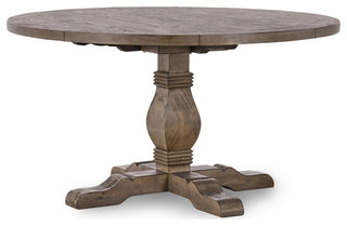 Quincy Reclaimed Pine Round Dining Table by Kosas Home