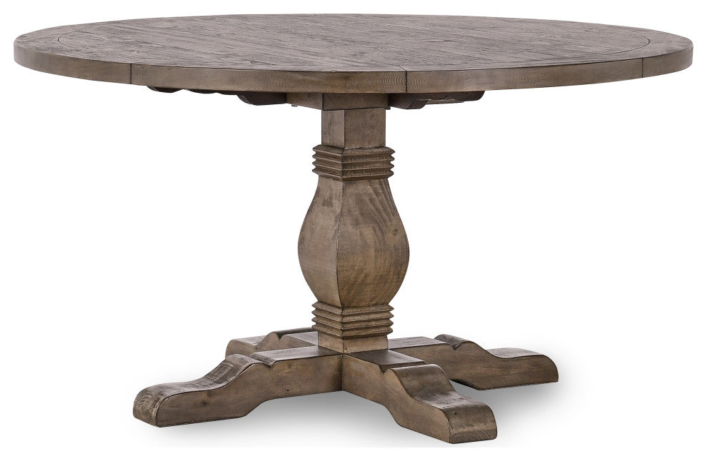 Quincy Reclaimed Pine Round Dining Table by Kosas Home