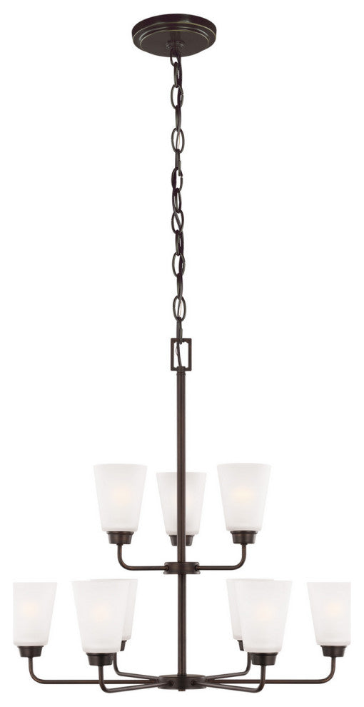Generation Lighting Kerrville Nine Light Chandelier 3115209EN3-782