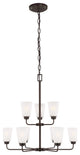 Generation Lighting Kerrville Nine Light Chandelier 3115209EN3-782