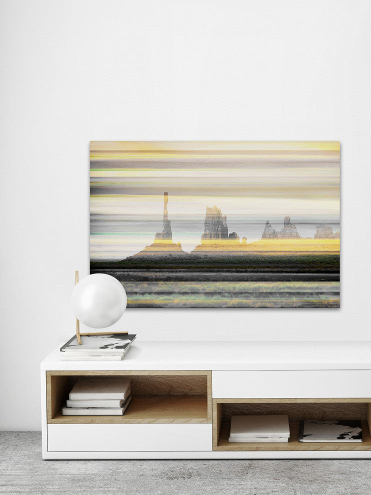 "Rock Formations" Print on Canvas, 24"x16"