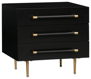 Trident Nightstand, Black