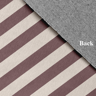 Stripes Americana Chenille Area Rug, Red, 4'x6'