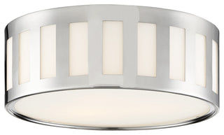 Crystorama Lighting Group KEN-2203 Kendal 3 Light 14"W Flush - Polished Nickel