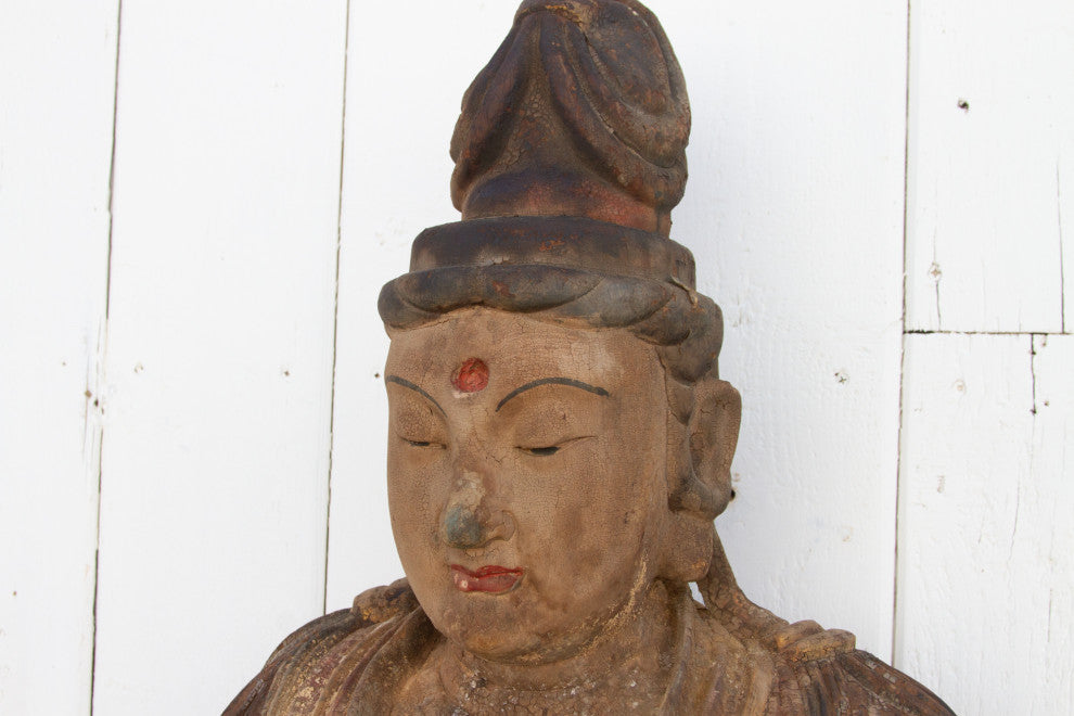 Antique Chinese Painted Buddha