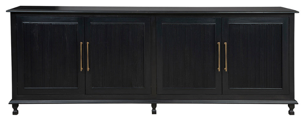 Margot 96" Wide Sideboard, Black