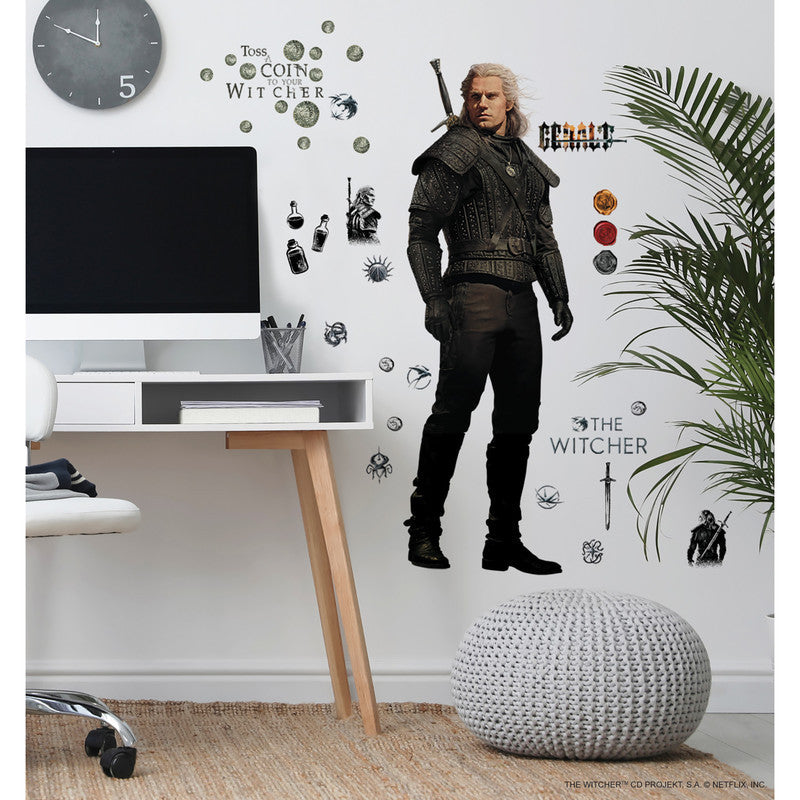 The Witcher Geralt Giant Wall Decals