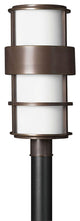 Hinkley Saturn Large Post Top Or Pier Mount Lantern, Metro Bronze