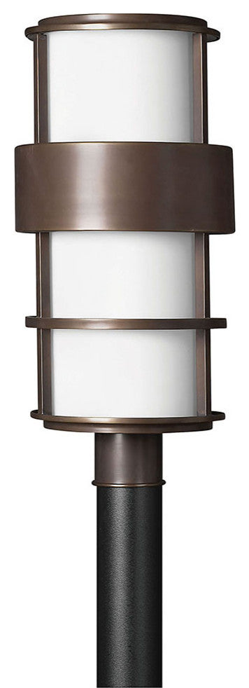 Hinkley Saturn Large Post Top Or Pier Mount Lantern, Metro Bronze