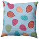 Egg Hunt Easter Decorative Throw Pillow, After Rain Blue, 20x20"
