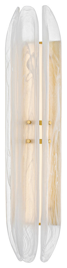 Hudson Valley Westtown Wall Sconce 5.25", Aged Brass