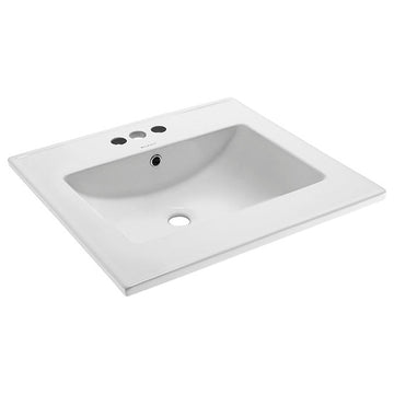 Swiss Madison Ceramic Vanity Top 24 With Three Faucet Holes