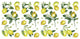 Green & Yellow & White Lemon Wall Decals