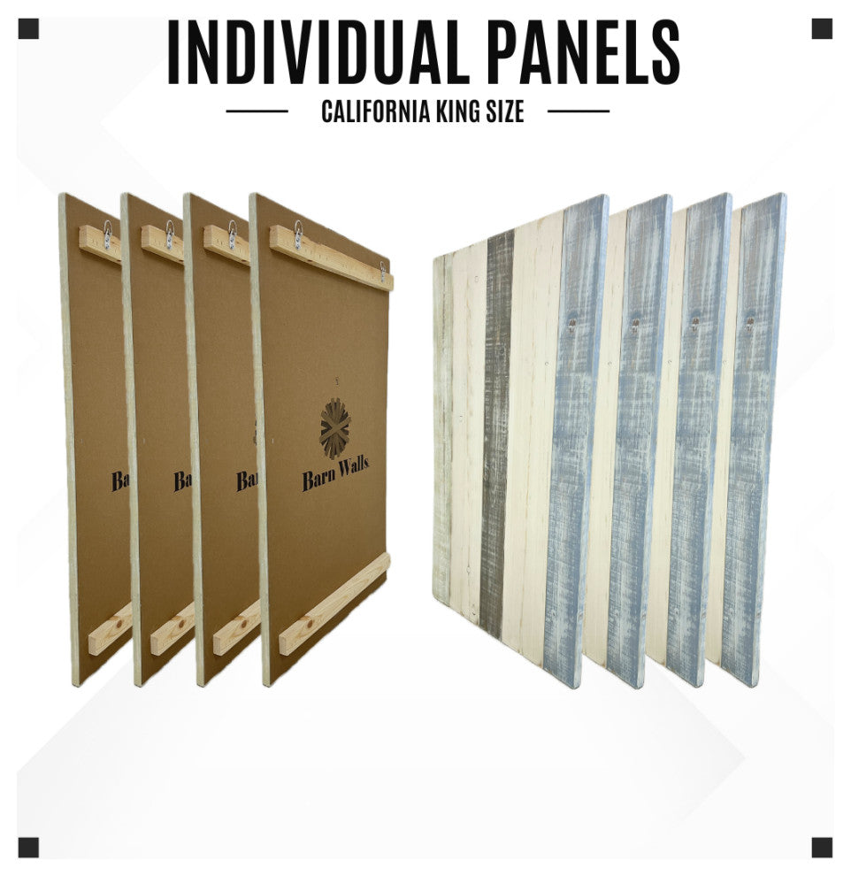 Handcrafted Headboard, Hanger Style, Farmhouse Mix, California King