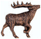 Walking Elk Right Facing Cabinet knob, Antique Copper