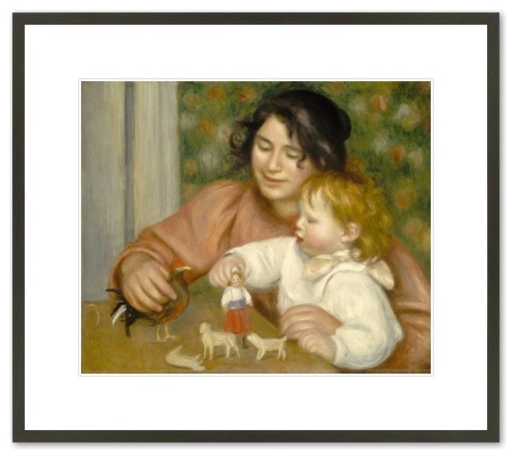 Child with Toys - Gabrielle and the Artist's Son, Jean, 1895-1896