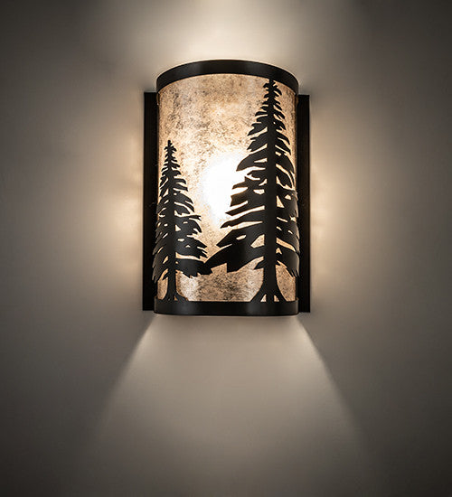 8 Wide Tall Pines Wall Sconce