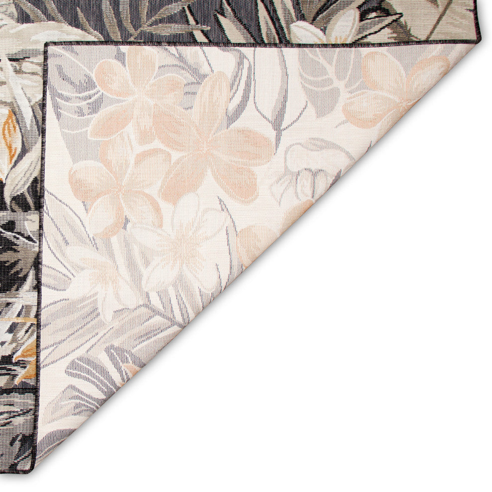 Canyon Paradise Indoor/Outdoor Rug, Charcoal, 1'10"x4'11"