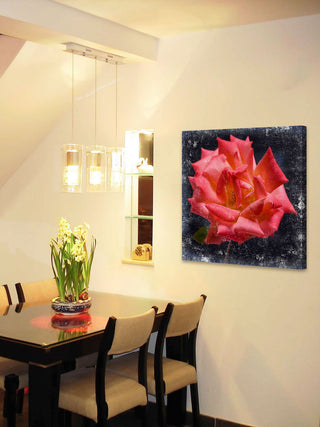 "Rose Lantern" Painting Print on Canvas by Aryai