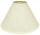 15" Ivory Deep Cone Slanted No Slub Lampshade