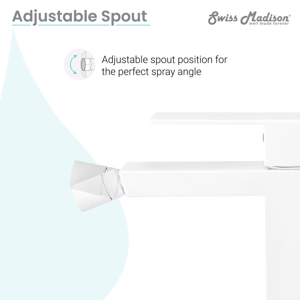 Swiss Madison SM-DF80 Concorde 2.2 GPM 1 Hole Bidet Faucet - Brushed Gold