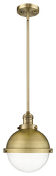Innovations 201S-BB-HFS-82-BB Hampden 1 Light 9" Mini Pendant, Brushed Brass