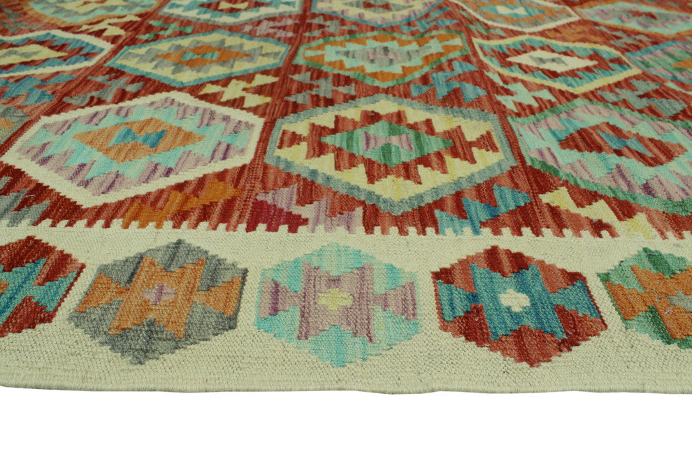 Sangat Kilim Deste Rust Rug