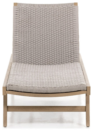 Delano Outdoor Chaise Lounge-Brown