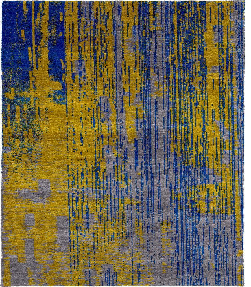 Capella F Hand Knotted Tibetan Rug, 10' Square