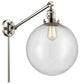 Beacon Swing Arm With Switch, Polished Nickel, Seedy, Seedy