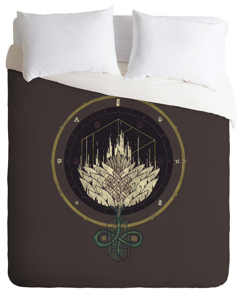 Deny Designs Hector Mansilla Fading Dahlia Duvet Cover - Lightweight