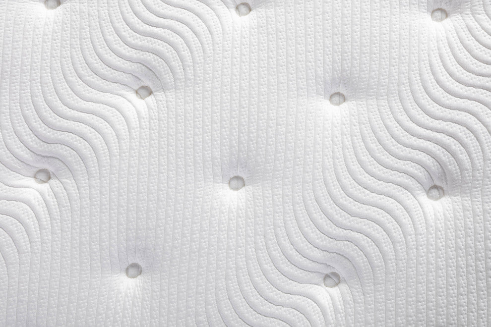 12"? Medium Euro Top Gel Memory Foam Hybrid Pocket Spring Mattress, King