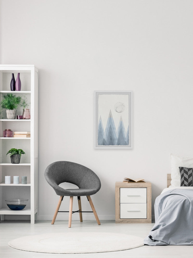 "Mountain Sharp" Framed Painting Print, 16"x24"