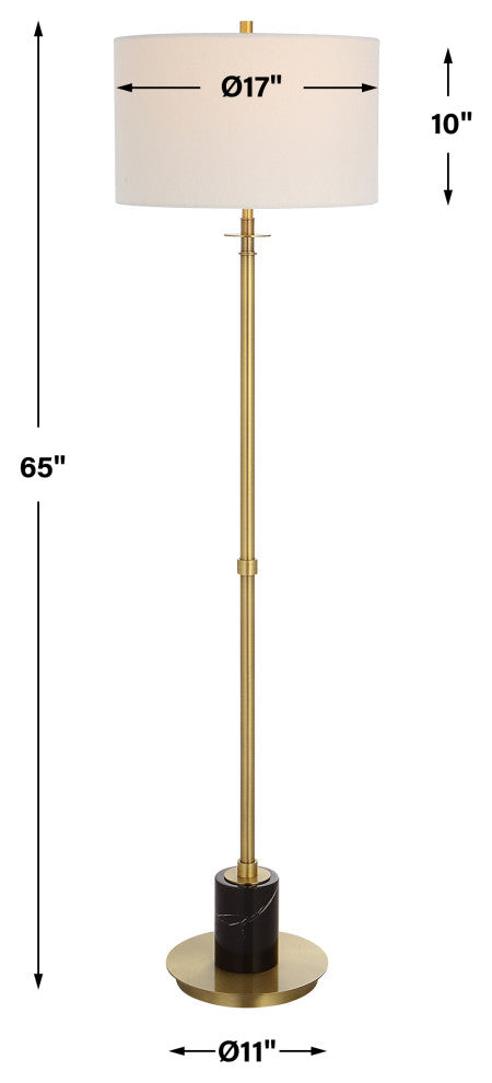Uttermost Guard Brass Floor Lamp