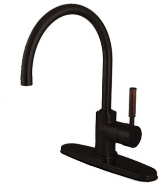 Gourmetier GS8715DWLLS Wilshire Single Handle Kitchen Faucet, Oil Rubbed Bronze