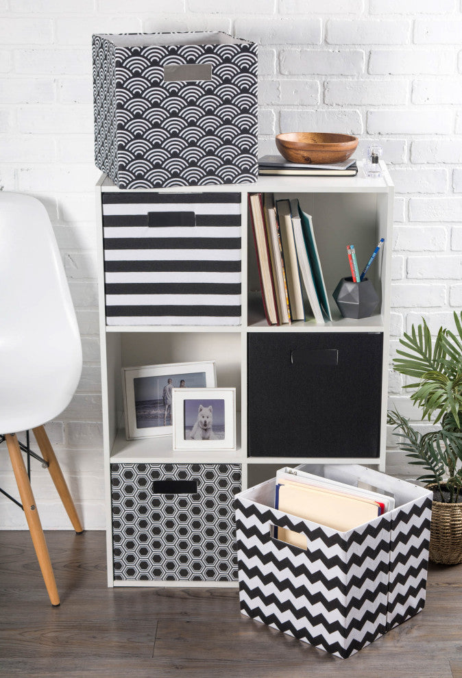 Polyester Cube Solid Black Square 13"x13"x13"