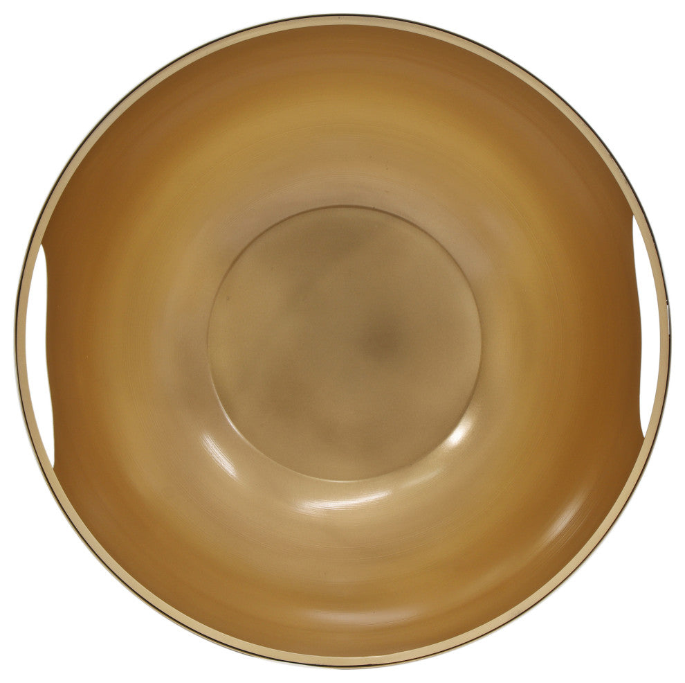Doma Coffee Table, Cream / Brushed Gold