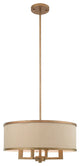 Park Ridge Chandelier, Hand-Painted Antique Gold Leaf